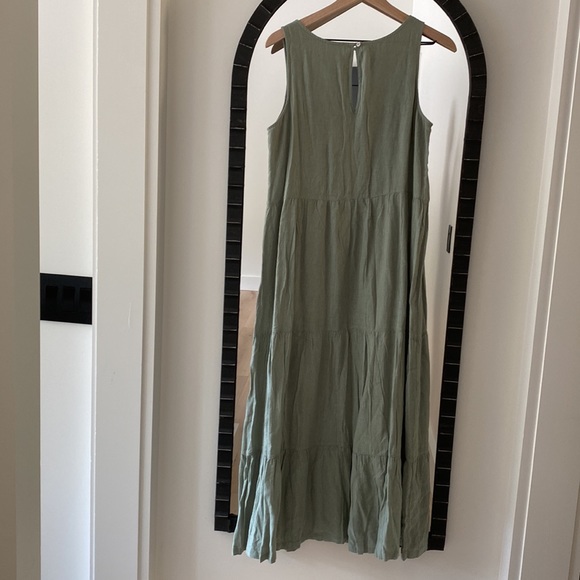 Army Green Prairie Maxi Dress - Picture 4 of 5